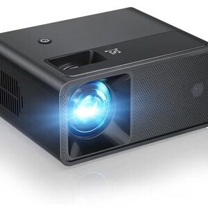 CiBest Mini Projector, Upgraded Full HD 1080P Sup Video Projector IOS/ANDROID